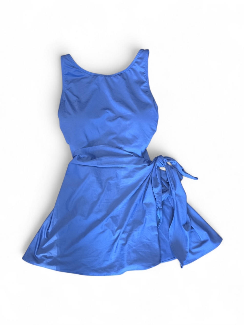 NWOT Daci One Piece Tummy Control Swim Dress In Blue Size Medium BS128 - Picture 5 of 7